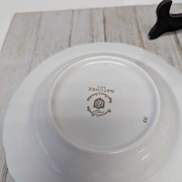 Governors Mansion Vogue Ceramic Industries Natchez Set 2 Shallow Soup Bowls - Picture 8 of 8